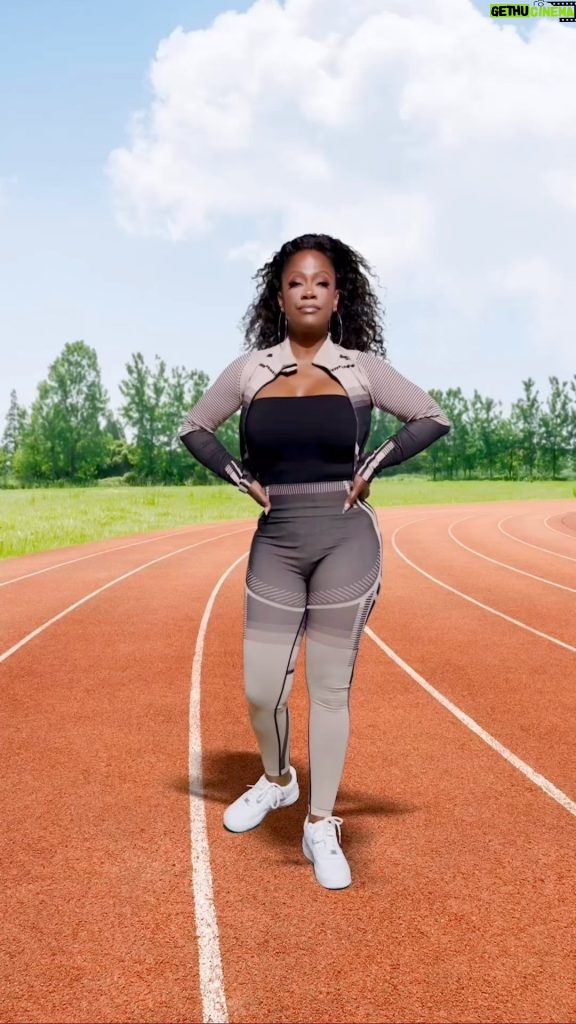 Kandi Burruss Tucker Instagram - I’m about to headbutt this bish! 🤣🤣🤣 All athleisure wear available at @tagsboutique. Director & Editor: @mrdblanks Camera Op: missdany_ Hair: @sewjodie Makeup: @taetv Wardrobe Stylist: @ryanisstyle Production Assistants: @j.paschalphoto @rIx_4k @jeffery.jpeg @frenchkiss4you