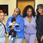 Kandi Burruss Tucker Instagram - I’m loving seeing @sosobrat in mommy mode! @majorgirl @porsha4real & I are in love with @truelegendhd! He’s so adorable!!! 📸 @hauseofglam