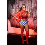 Kandi Burruss Tucker Instagram – I had a great time on @amazonlive today! We got all dressed up in costumes from Amazon. Everything we have on in these pics you can find on my Amazon link in bio. Even my boots which were super cute! Thanks to my tribe for showing up for me today! @mizzphlowerchild_ @efairrow @monyettashaw  @hauseofglam @kiaproctorofficial & #CashmereNewton.
Love y’all! ❤️