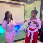 Kandi Burruss Tucker Instagram - When 2 Taurus link up, you know it’s about to be a good ass time! My girl @shameamorton & I gave them what they needed at #Karaoke last night at @blazesteakandseafood!