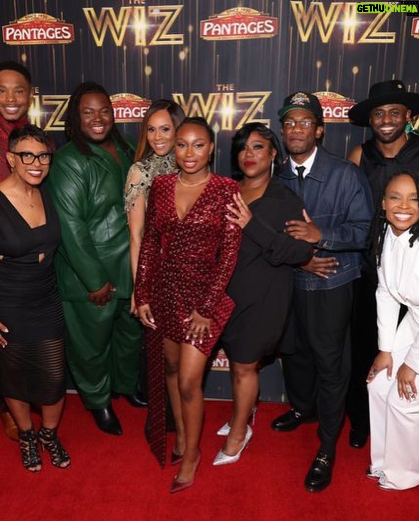 Kandi Burruss Tucker Instagram - The @thewizbway LA premiere was awesome! So many friends showed up for us! #TheWiz is playing 3 weeks in LA & then off to Broadway! 🙌🏾💚 Hollywood Pantages Theatre