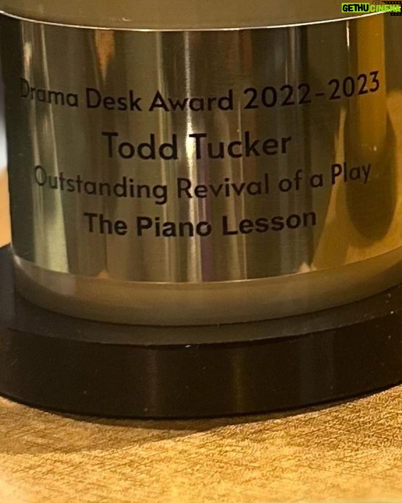 Kandi Burruss Tucker Instagram - It’s always amazing to win with your partner for life! Excited for what’s next! Love you @todd167 ❤❤🏆🏆 #dramadeskawardwinner