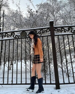 Kang Hye-won Instagram - 눈 ❄️☃️