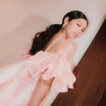 Kaori Oinuma Instagram - a magical night to remember ✨ peach gown: @lsw_ph yellow dress: @stephtancouture stylist: @myrrhlaoto assistant stylist: @edjgalang @mc.king.tosh makeup: @aronguevara_ hair: @brixbatalla nails: @extraordinail