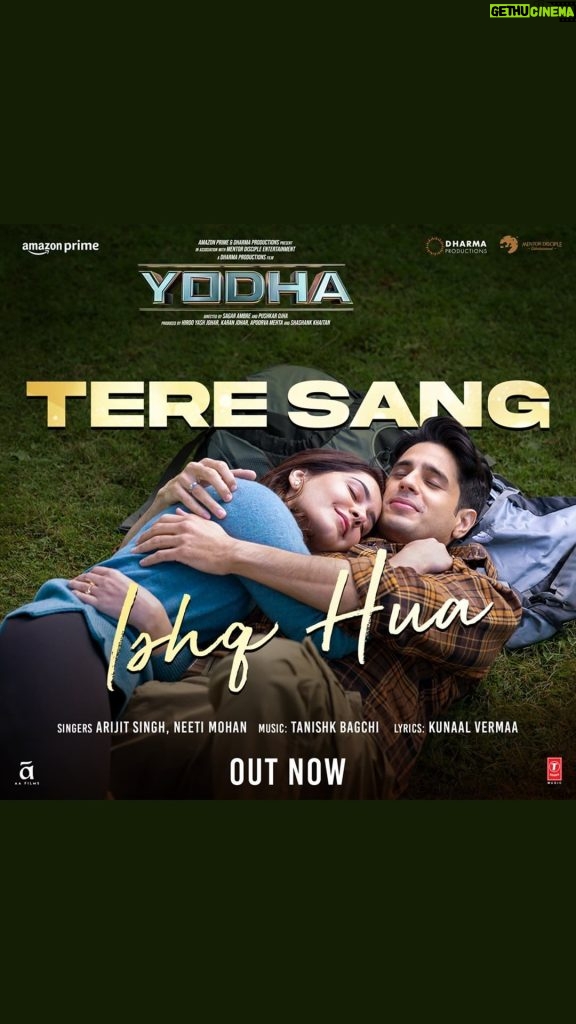 Karan Johar Instagram - Keeping it all heart when our Yodha falls in love, with #TereSangIshqHua!❤️ Song out now! #Yodha in cinemas March 15. @apoorva1972 @shashankkhaitan @sidmalhotra @raashiikhanna @dishapatani @sagarambre_ #PushkarOjha @tanishk_bagchi @arijitsingh @neetimohan18 @kunaalvermaa @azeemdayani @Thetusharkalia @primevideoin @dharmamovies @mentor_disciple_entertainment @aafilms.official @tseries.official
