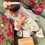Karan Singh Grover Instagram - Our Devi turns 9 months ❤️🧿🙏 Wanted to thank everyone for all the love and blessings for her 🧿🧿🧿🧿🧿🧿🧿 Grateful to all 🙏 Our Braveheart Baby is a warrior princess❤️🧿🧿🧿🧿🧿🧿🧿 Durga Durga 🙏Jai Mata Di 🙏