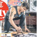 Karan Singh Grover Instagram - 🔱 Thank you for the kind words. @soumyavajpayee16 https://www.hindustantimes.com/entertainment/bollywood/vibrant-colourful-karan-singh-grover-s-artistic-journey-as-a-father-actor-and-self-taught-painter-101692898722468.html