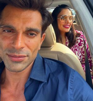 Karan Singh Grover Instagram - 🔱
Some have wings on their back , I have the whole angel on mine. 
@bipashabasu 

#monkeylove #devikimaa #loveyourself