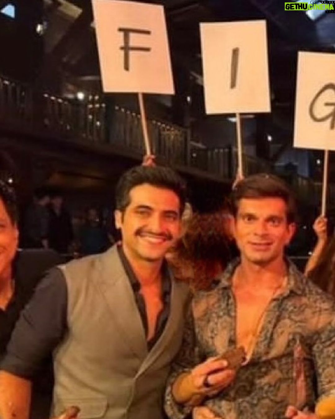 Karan Singh Grover Instagram - 🔱 Wish you a very very very happy birthday you sexy boy! (Belated) Even though we’ve only know each other for just a year….somehow we complete each other. Without you I would’ve been only G and you would’ve been only FI Now together we are FIG (anjeer) It’s quite inconsequential I know but it’s a great fruit!🤣🤣🤣🤣🤣🤣 Pardon me for being me! Happy birthday brother! @akshay0beroi
