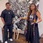 Karan Singh Grover Instagram - 🔱 Talking about “flow” with @sravanyaadityapittie from @sokkadesignstudio at @_dcode