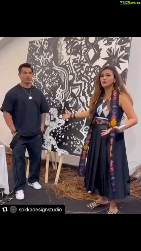 Karan Singh Grover Instagram - 🔱 Talking about “flow” with @sravanyaadityapittie from @sokkadesignstudio at @_dcode