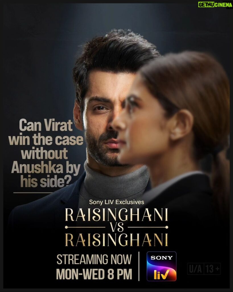 Karan Wahi Instagram - While Anushka quits the case, will things go from bad to worse for Virat? Find out next on Raisinghani VS Raisinghani, airing Monday to Wednesday at 8 PM, exclusively on Sony LIV. #RaisinghaniVSRaisinghani #RaisinghaniVSRaisinghaniOnSonyLIV