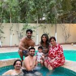 Karan Wahi Instagram - #familytime in #habibi LAND @owaisaltaf @eshankawahi @richa_wahi @wahi_anil #kabir Home
