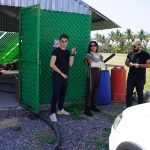 Karen Polinesia Instagram - Y ME VOLVÍ A AVENTAR 🪂 ahora con el loco de JUANPA!! Vayan a ver su video esta increíble lleve a unos invitados especiales
