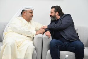 Karim Abdel Aziz Instagram - حبيبي الجميل أستاذ نبيل شعيل في "مع بوشعيل"♥️