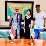 Karim Fahmy Instagram - سعدت بلقاء السيد خوسيه اوكتابيو سفير المكسيك بمصر ، شكرا علي حسن الاستقبال 🙏