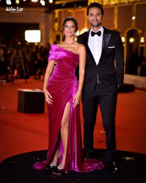 Karim Fahmy Instagram - افتتاح مهرجان القاهره السنيمائي 😍  @maisongamil  @nazazy @bydinarashed