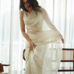 Karishma Tanna Instagram - माना कि सादगी का दौर नहीं मगर सादगी से अच्छा कुछ और नहीं 🤍🩶 Saree @devnaagri Jewellery @sangeetaboochra @aquamarine_jewellery Stylist @stylebysaachivj 📸 @mourya