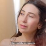 Karisma Kapoor Instagram - I embrace natural beauty. That’s why Gheesutra Face Emulsion is my morning go-to.💕 This elixir from @shankaranaturalsindia is made with Shata Dhauta Ghrita i.e. 100x washed pure A2 Ghee. Infused with the goodness of Hibiscus, Blue Pea and Vitamin C, it brings out my inner glow. Luxurious, creamy, and absorbent, my skin feels buttery soft and supple all day long. Discover Shankara’s Gheesutra Face Emulsion, and my daily ritual on shankara.in #KarismaXShankara #KarismaGheesutraRitual #KarismaRadiatesConfidence #ComfortInYourSkin #Gheesutra #ShataDhautaGhrita #TheShankaraPromise