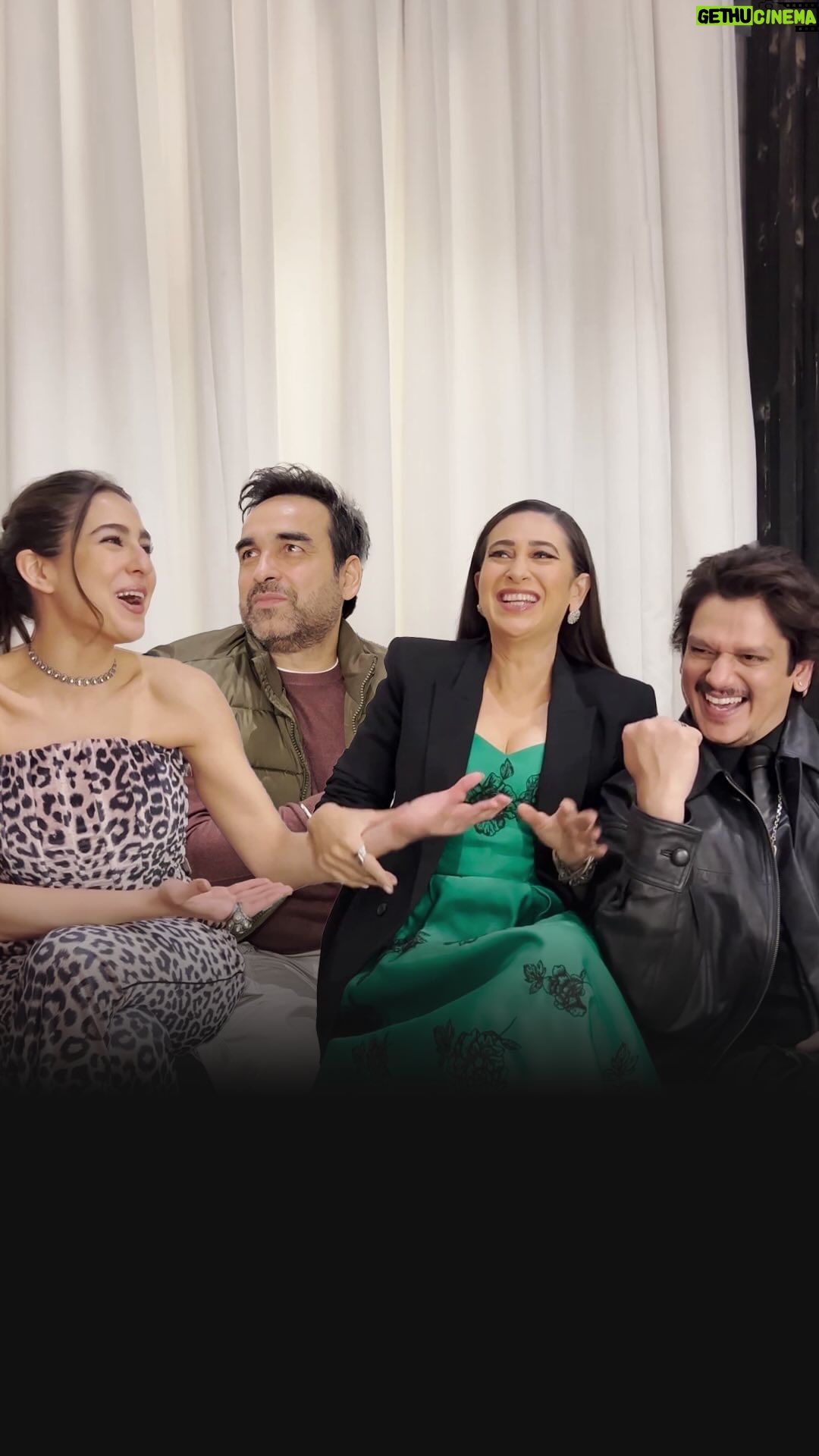 Karisma Kapoor Instagram - Humare Khooni, Club, Khachaak ke khel mein kaun hai asli Kaatil??ππͺπ₯ Murder Mubarak arrives on 15 March, only on Netflix! #MurderMubarakOnNetflix @saraalikhan95 @pankajtripathi @itsvijayvarma @therealkarismakapoor #DimpleKapadia @sanjaykapoor2500 @tiscaofficial @suhailnayyar @aashimgulati @homster #DineshVijan @anuja.chauhan @suprotimsengupta @gazaldhaliwal @sharadakarki @poovijan @soulfulsachin @jigarsaraiya @priyasaraiyaofficial @anaitashroffadajania @zeemusiccompany @maddockfilms