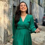Karisma Kapoor Instagram - Evergreen 🍃🥑🌿🫒🌴🥬🌳💚 #setlife🎬