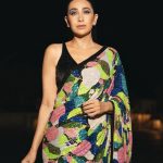 Karisma Kapoor Instagram - Multicoloured Magic 🖤 #FilmFareAwards2024