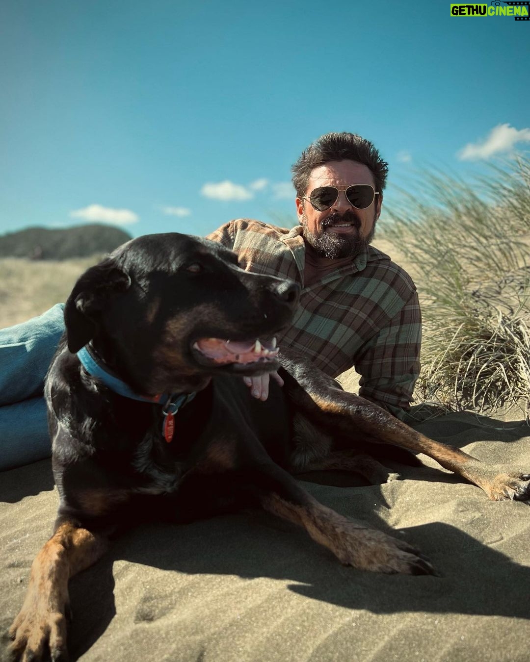 Karl Urban Instagram - Happy Easter weekend y’all whether you celebrate it or not , have a goodie . #westcoast #dogsofinstagram