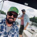 Karl Urban Instagram - Another epic weekend #lakelife #fishing #bigcatch 😆 #canada ❤️