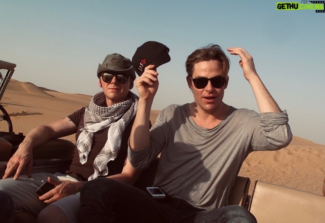 Karl Urban Instagram - Throwing it back to 02/10/15 on location in Dubai for Star Trek Beyond. Fun adventures in the desert š ...Pine broke the axle on his dune buggy & my son was terrified š¬ #dads š¤¦š½āāļøš¤·š½āāļø #dubai #startrek