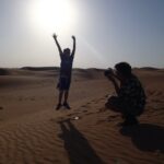 Karl Urban Instagram - Throwing it back to 02/10/15 on location in Dubai for Star Trek Beyond. Fun adventures in the desert 😃 ...Pine broke the axle on his dune buggy & my son was terrified 😬 #dads 🤦🏽‍♂️🤷🏽‍♂️ #dubai #startrek