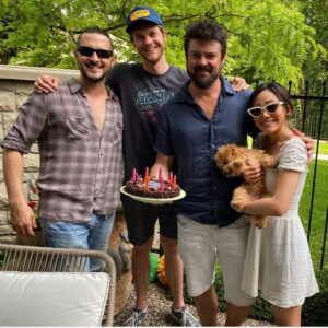 Karl Urban Instagram - Thank you for all the birthday wishes . Feel so blessed to be celebrating with such excellent company .
Being away from family is never easy at the best of times  but the cast n crew of @theboystv made it a very special day , and I’m most  grateful 🙏🏽🥰
❤️xo