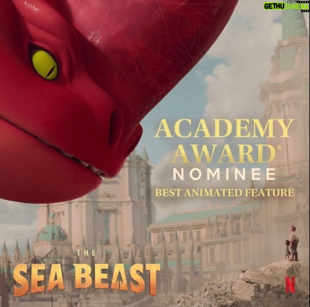 Karl Urban Instagram - Congratulations to Chris Williams , Jared Schlanger and the entire SEA BEAST team . Well deserved Academy nomination for best animated feature.