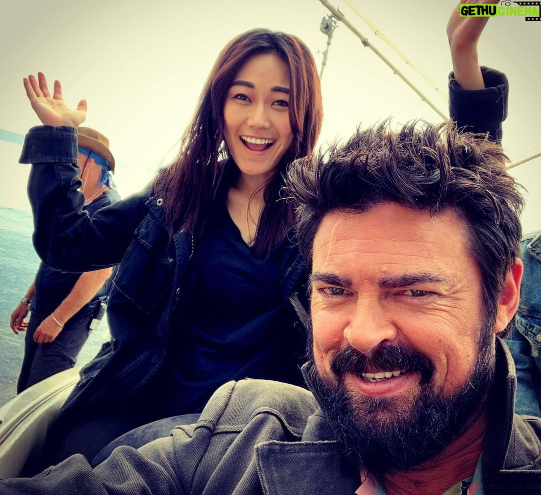 Karl Urban Instagram - 💥Happy Birthday 💥 to the brilliant @karenfukuhara 🌺 Wishing you an awesome day ❤️ Can’t wait for everyone to see you smash 💥it out of the park on season 2 @theboystv