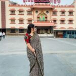 Karunya Ram Instagram - Divine 🙏🏻🍁❤️ : : : #adichunchanagiri #kalabairaveshwara #karunyaram #milkybeautykarunyaram Adichunchanagiri Temple