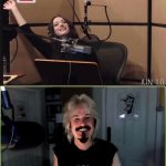 Kat Dennings Instagram - Had no fun at all recording #SandmanxAudible with our trusted leader, the legendary Dirk Maggs. Three volumes is never enough