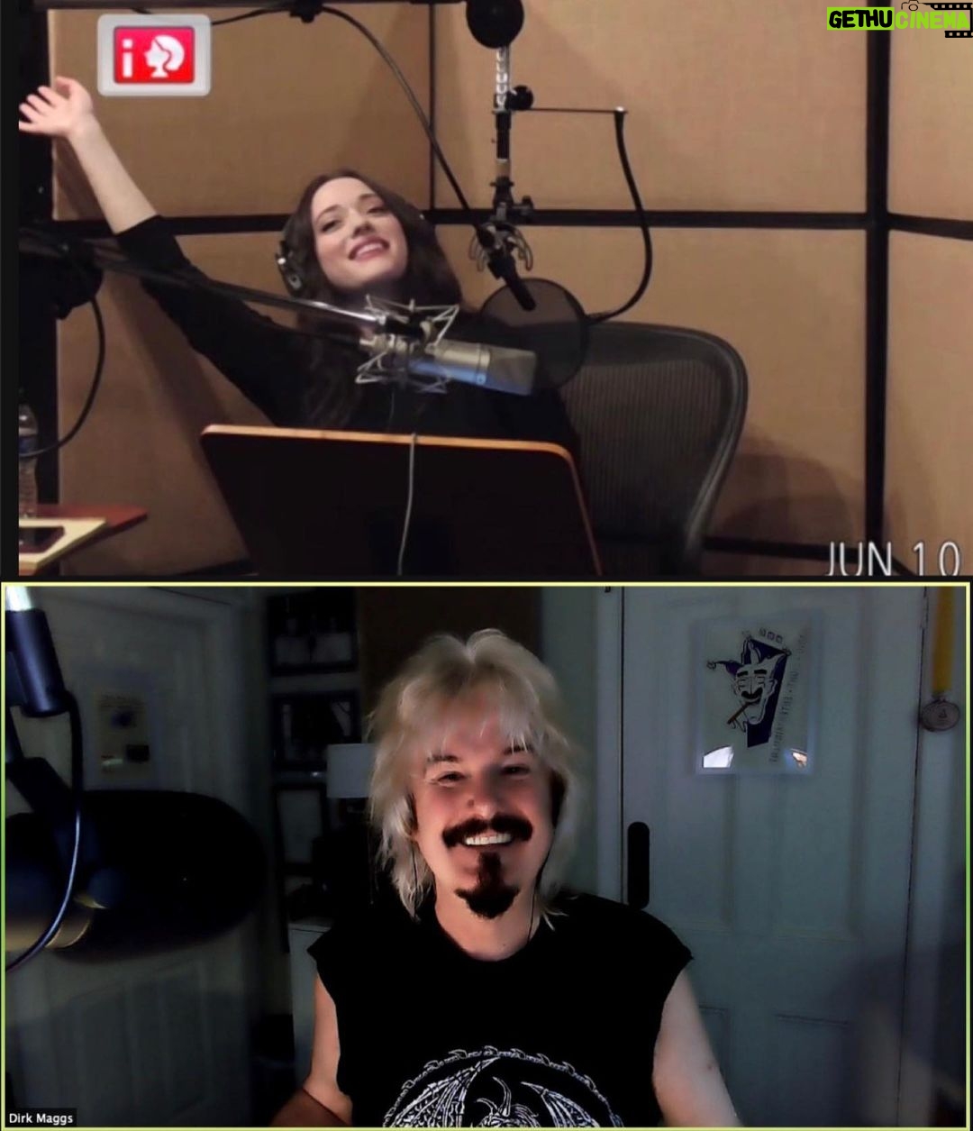 Kat Dennings Instagram - Had no fun at all recording #SandmanxAudible with our trusted leader, the legendary Dirk Maggs. Three volumes is never enough