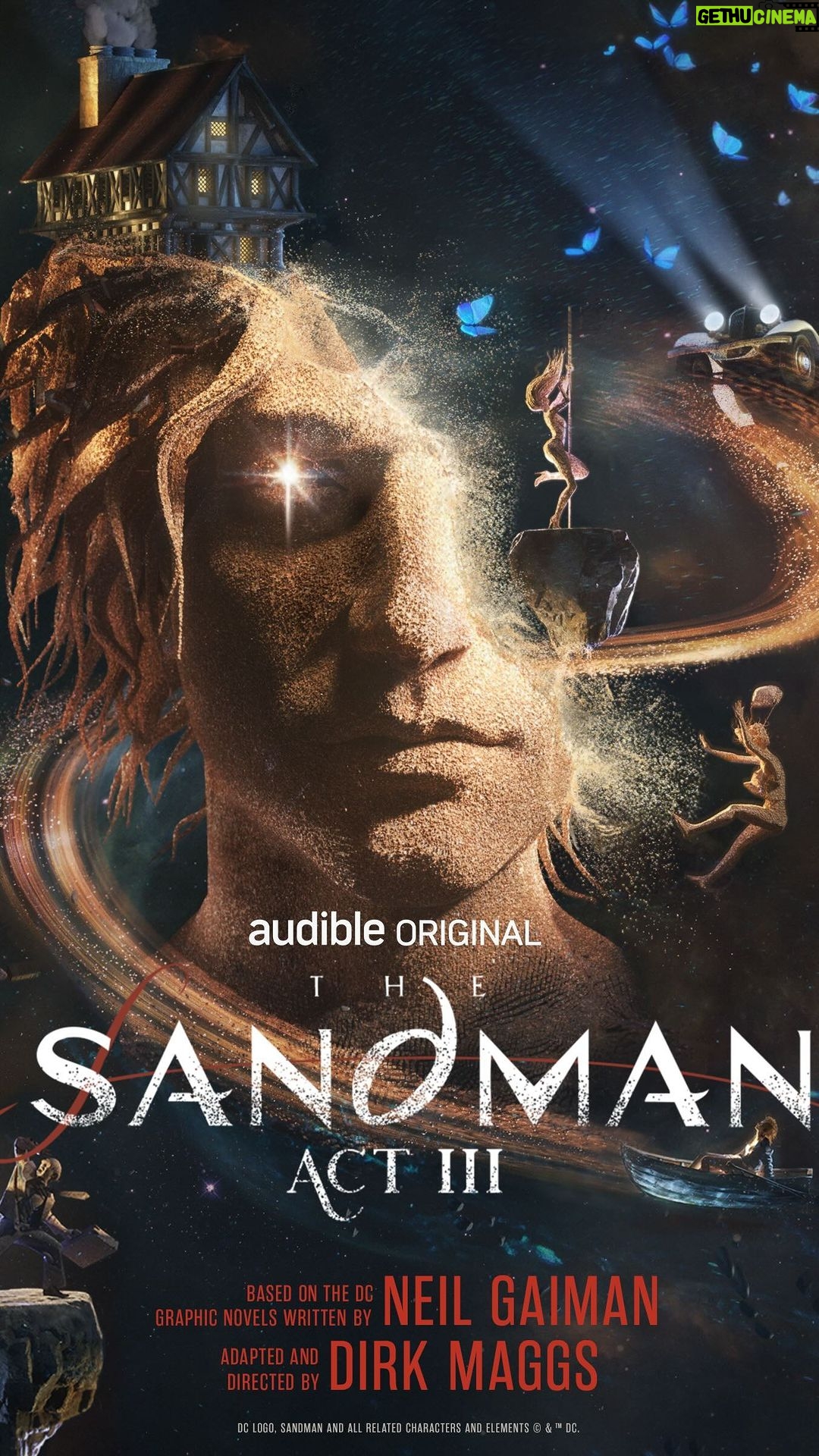 Kat Dennings Instagram - SURPRISE! The Sandman: Act III is available RIGHT NOW on Audible! I am so excited for you all to listen. I agree with our maestro @neilhimself, I think it might just be very very good. Enjoy ⏳ #SandmanxAudible