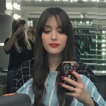 Kat Dennings Instagram - it’s that time of year when I look back at my bangs fondly