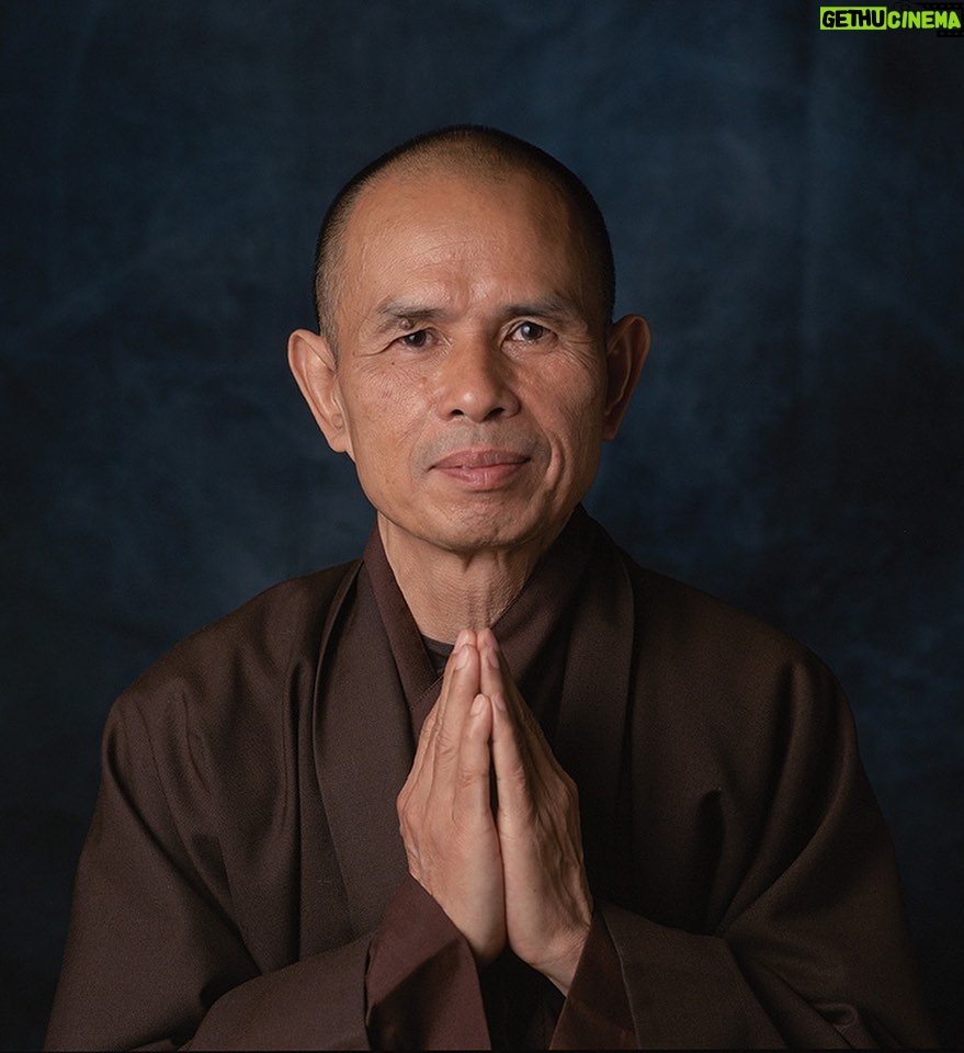 Kat Dennings Instagram - It takes a lot to get words of wisdom through my thick skull but Thich Nhat Hanh was the one to frequently do it. Rest In Peace 💔