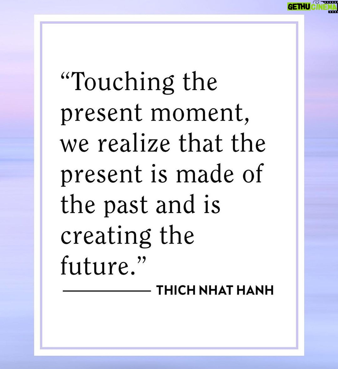 Kat Dennings Instagram - It takes a lot to get words of wisdom through my thick skull but Thich Nhat Hanh was the one to frequently do it. Rest In Peace 💔