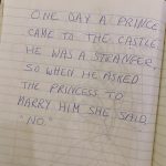 Kat Dennings Instagram - Found a notebook filled with stories I dictated to my mom when I was 5. Give me a Pulitzer I guess?