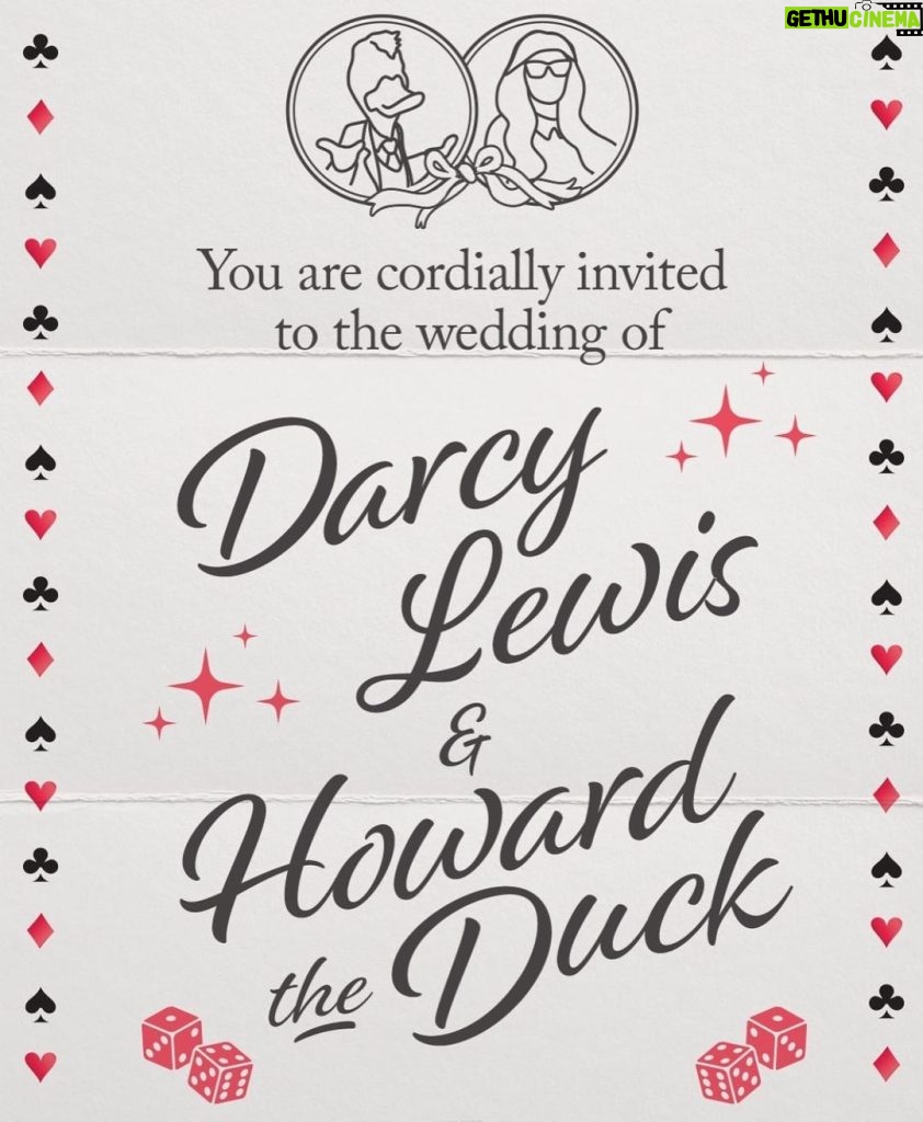 Kat Dennings Instagram - We now pronounce you Darcy and the Duck💋you’re invited to stream the seventh episode of Marvel Studios’ @WhatIf…? On @DisneyPlus.