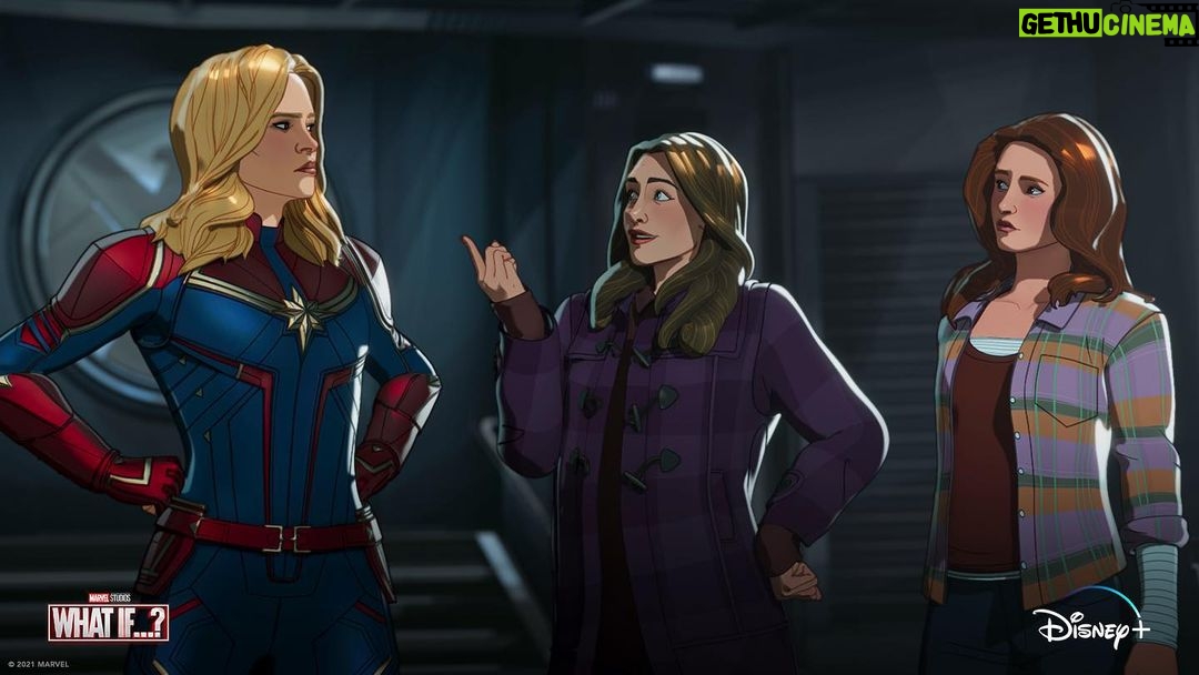 Kat Dennings Instagram - The party is just getting started⚡️ The seventh episode of Marvel Studios' @WhatIf…? is now streaming on @DisneyPlus.