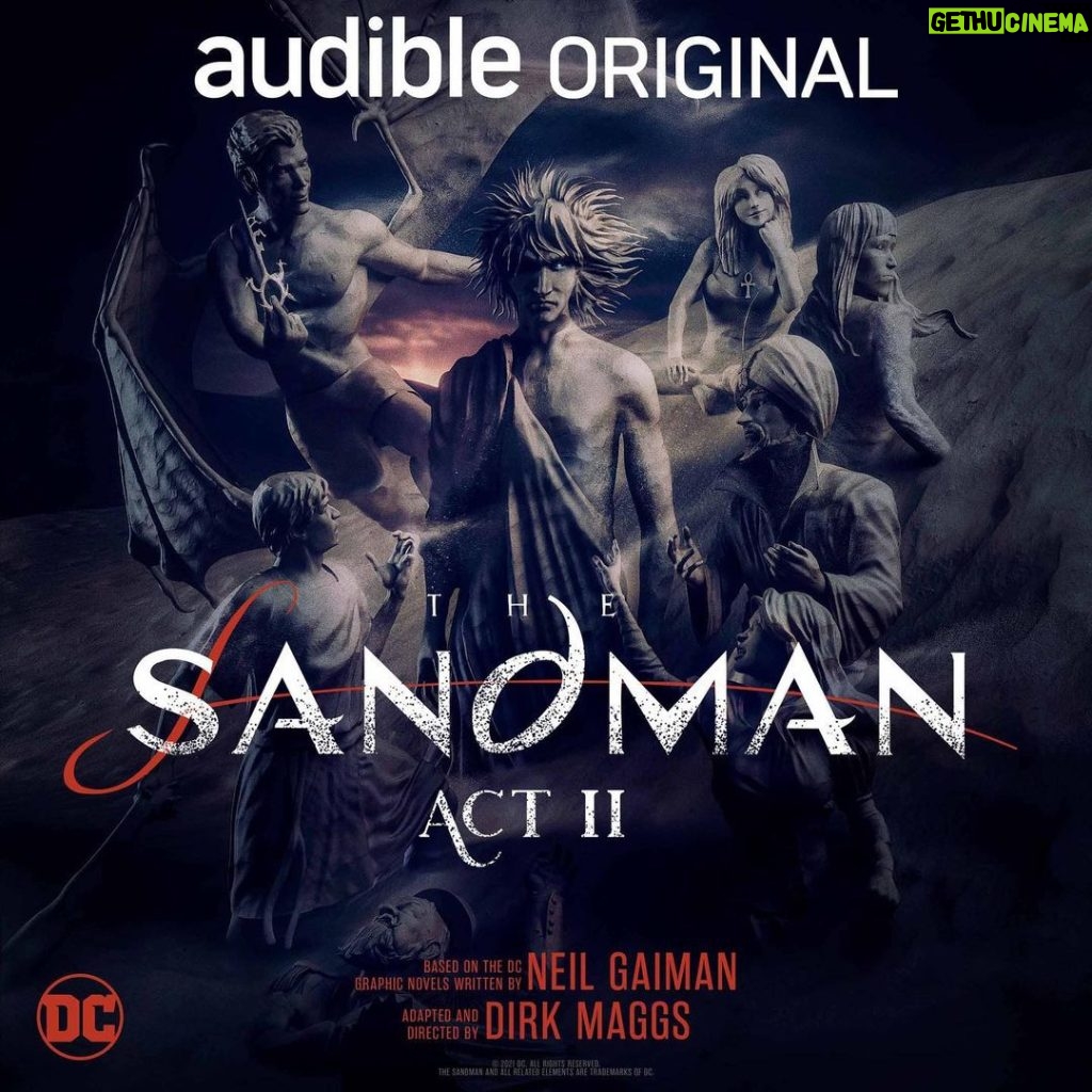 Kat Dennings Instagram - The beautiful cover art for “The Sandman: Act II” 🕸 Coming September 22nd on @audible cannot wait
