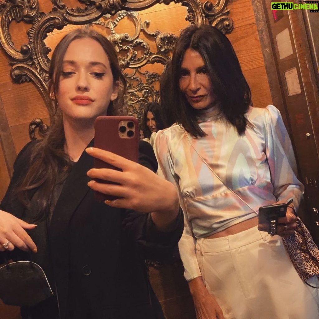Kat Dennings Instagram - Are you absolutely serious, is that me and @michnader in an elevator EN ROUTE to a vaccinated indoor/outdoor gathering?! Not pictured: the ride down to the lobby when I yeeted us right out to take the stairs due to someone saying “this was just broken earlier”