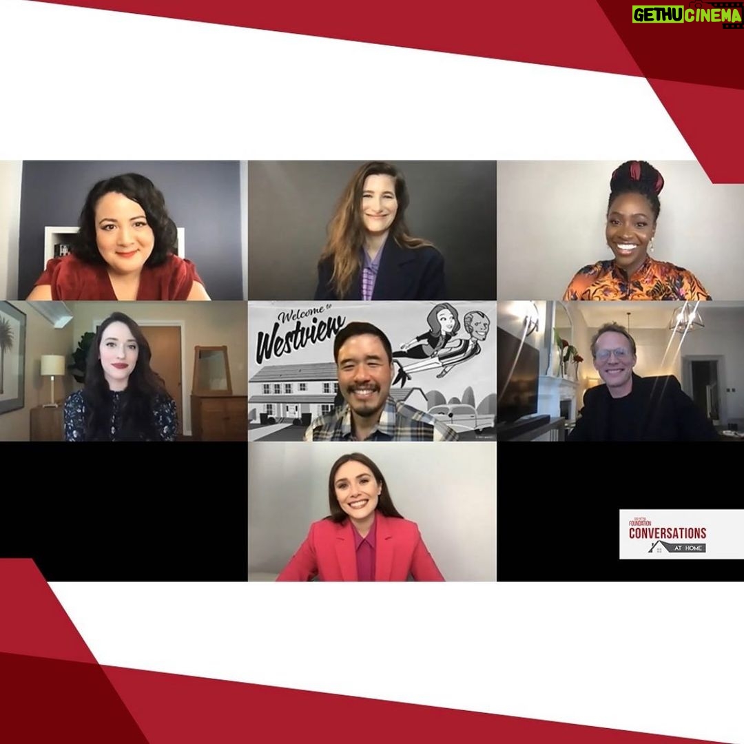 Kat Dennings Instagram - Had an amazing time talking all things @wandavision with @sagaftrafound and these beautiful faces. Link in their bio to watch! 🍿