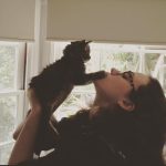 Kat Dennings Instagram – My feral rabbit is 8️⃣ today WHERE DOES THE TIME GO?#adoptdontshop 🎂
