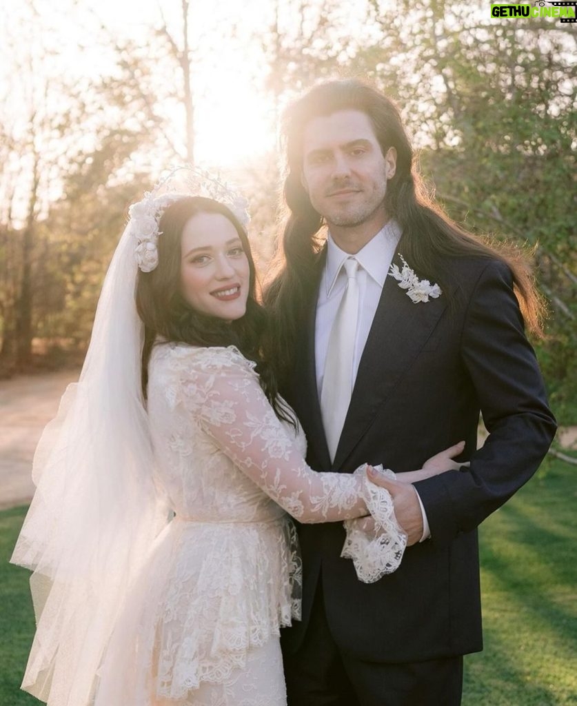 Kat Dennings Instagram - last wedding post for now (maybe)…thank you everybody for the kind words and thank you again @josevilla for the most incredible photos ✨also big thank you to @voguemagazine @vogueweddings and Alex at @overthemoon for celebrating with us 🤍