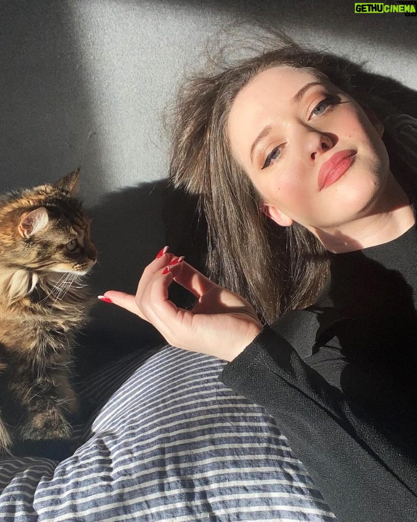 Kat Dennings Instagram - I will post this yearly because look at her tiny nose
