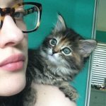 Kat Dennings Instagram - MY BABY IS 🥓🔟 🥓 and she still enjoys all her hobbies such as peeing and barfing